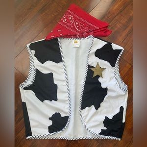 Disney Pixar Woody Toy Story vest costume